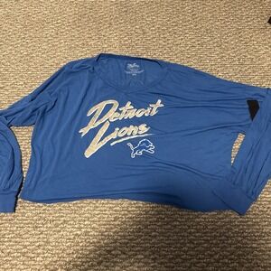 Amon-Ra St. Brown Detroit Lions Women's XXL 2XL Crop Top NWT Brand New